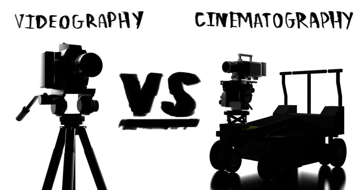 cinematography vs videography