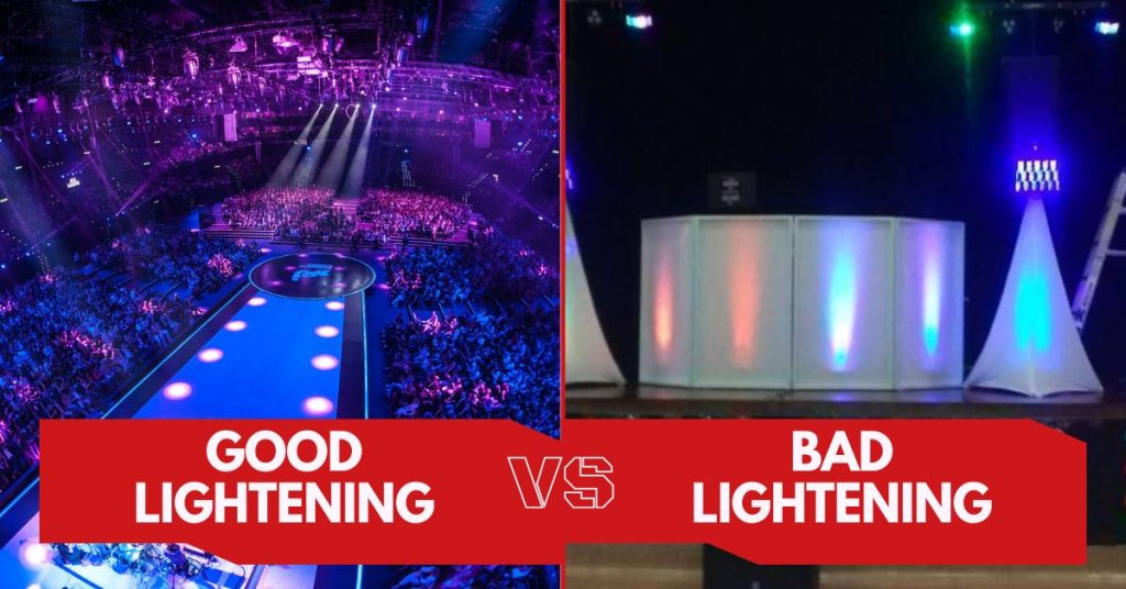 Good Lighting vs. Bad Lighting